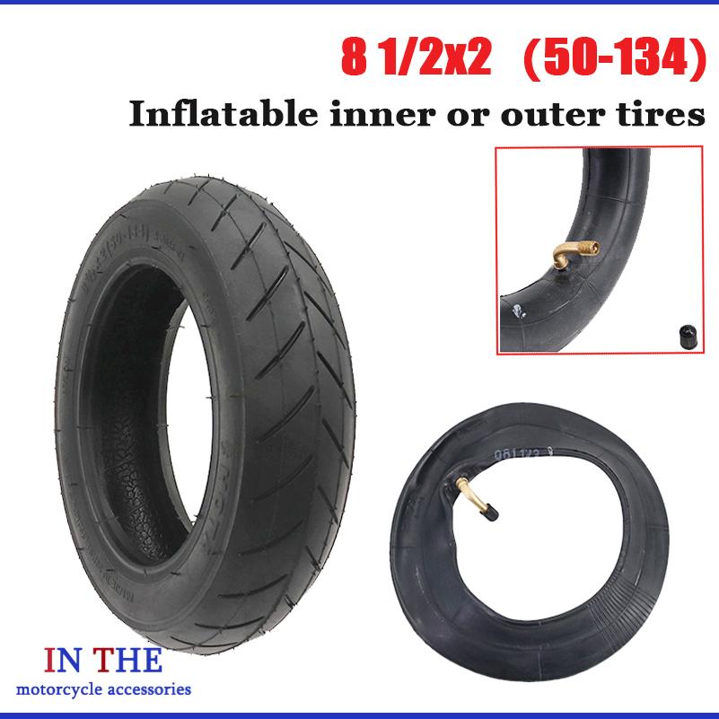 Scooter Tire - Durable tire 8 1/2X2 (50-134) inflatable