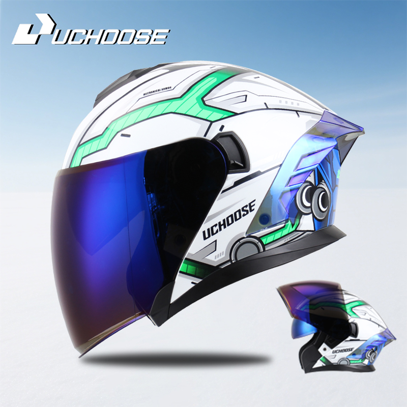 715 Motorcycle Open Face Helme - đánh giá và giá Scooter Helmet Set