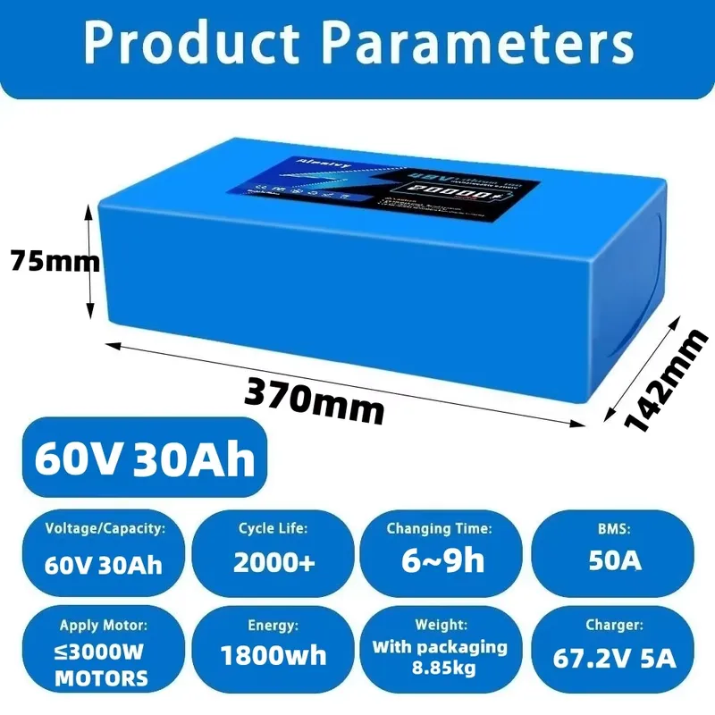 60V 20AH 30AH 21700 Lithium Ba - đánh giá và giá 60V 30Ah 21700 Battery Pack