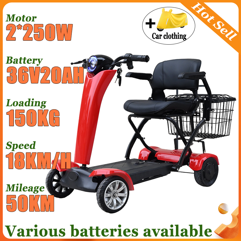 NEW 4-wheel Automatic Folding  - đánh giá và giá Folding Electric Scooter