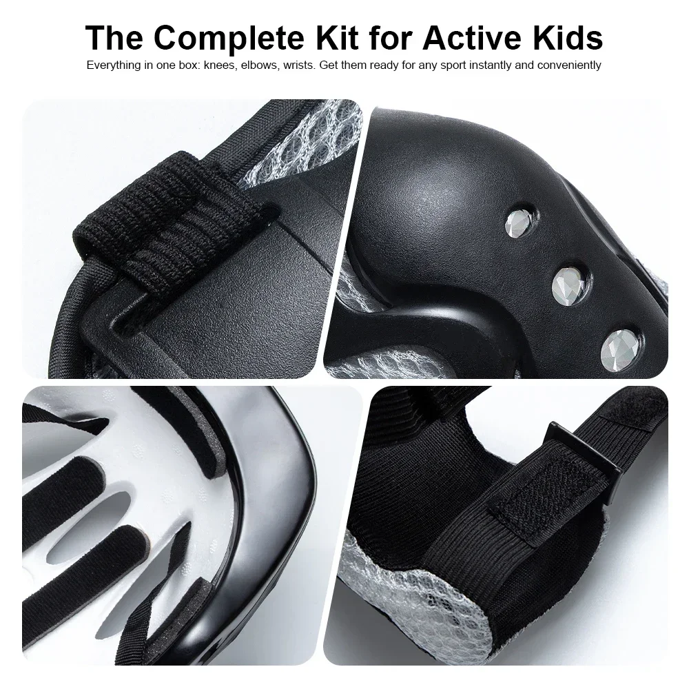 7-Piece Kids Bike Helmet Set w - đánh giá và giá Scooter Helmet Set