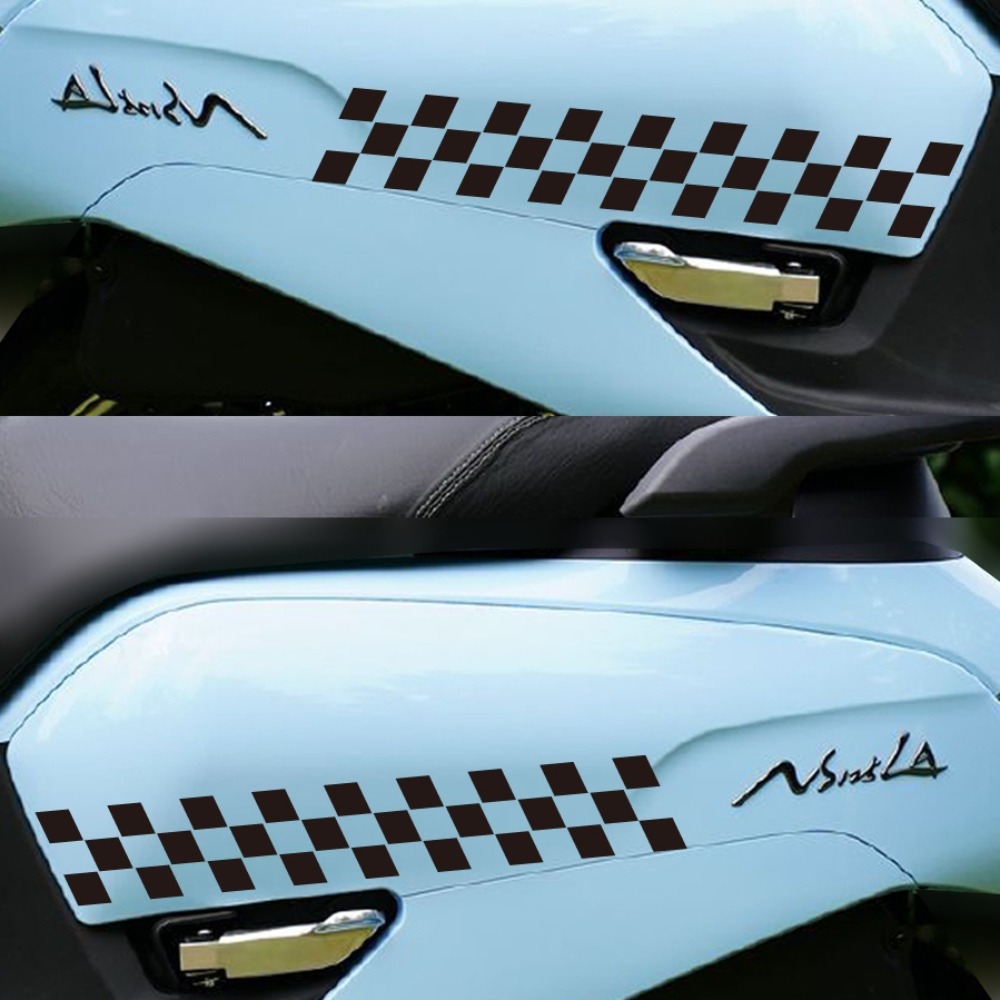 2pcs Checkered Flag Motorcycle - đánh giá và giá Scooter Helmet Set